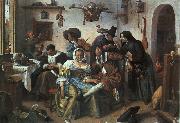 Jan Steen Beware of Luxury oil painting